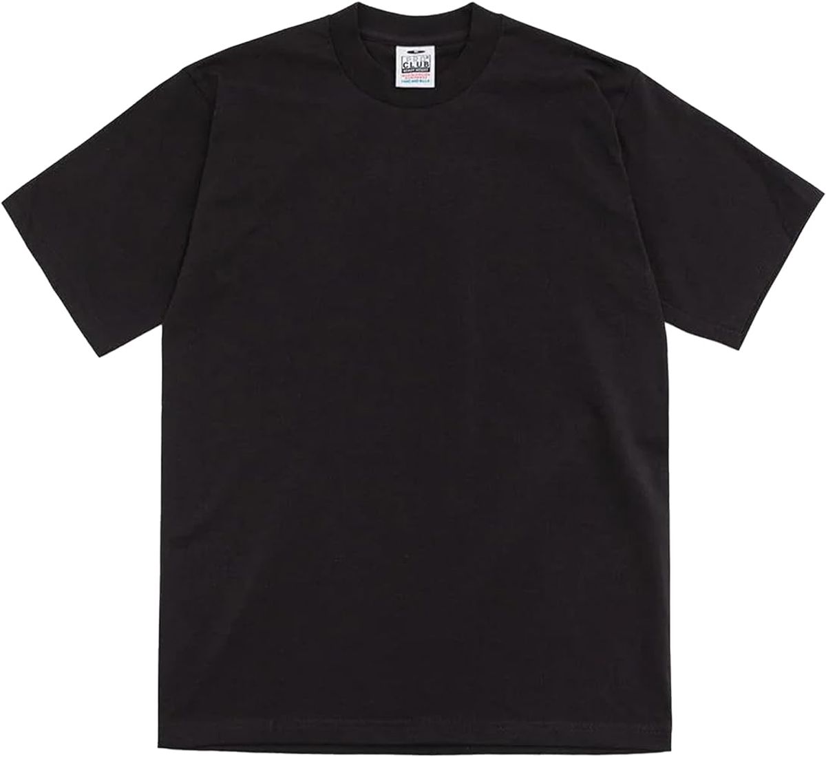 Pro Club Heavyweight Cotton Short Sleeve Crew Neck T-Shirt Black