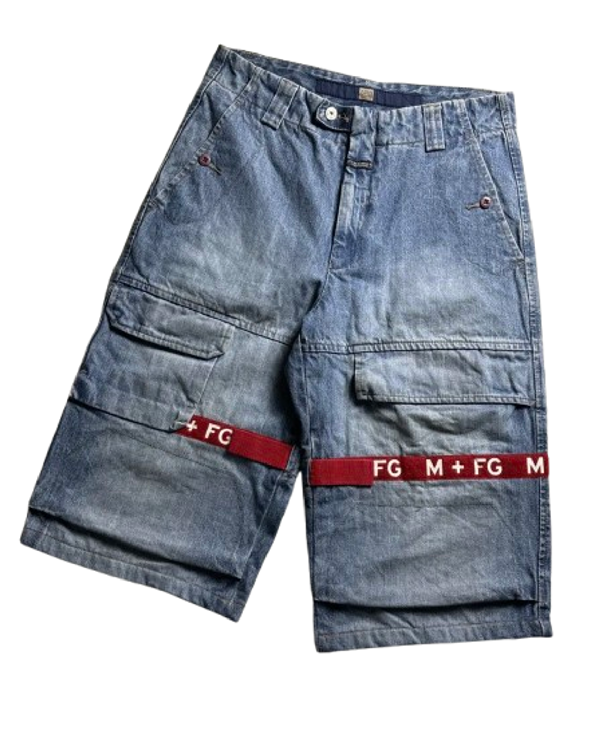 Vintage × Marithe + Francois Girbaud MFG Baggy Jeans Short