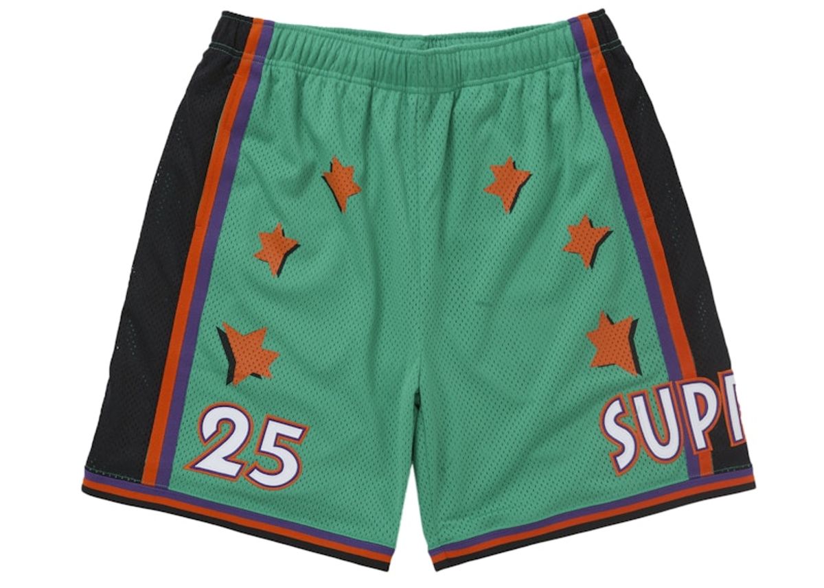 Supreme All Star Basketball Shorts SS25 In Green