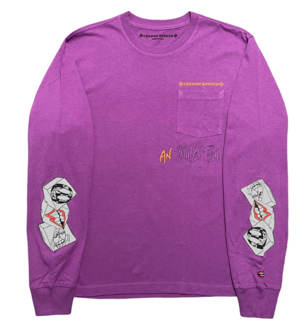Chrome Hearts × Matty Boy Purple Long Sleeve