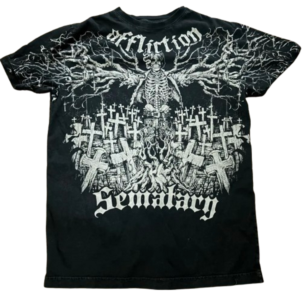 Affliction Clothing × Haunted Mound Sematary T-shirt