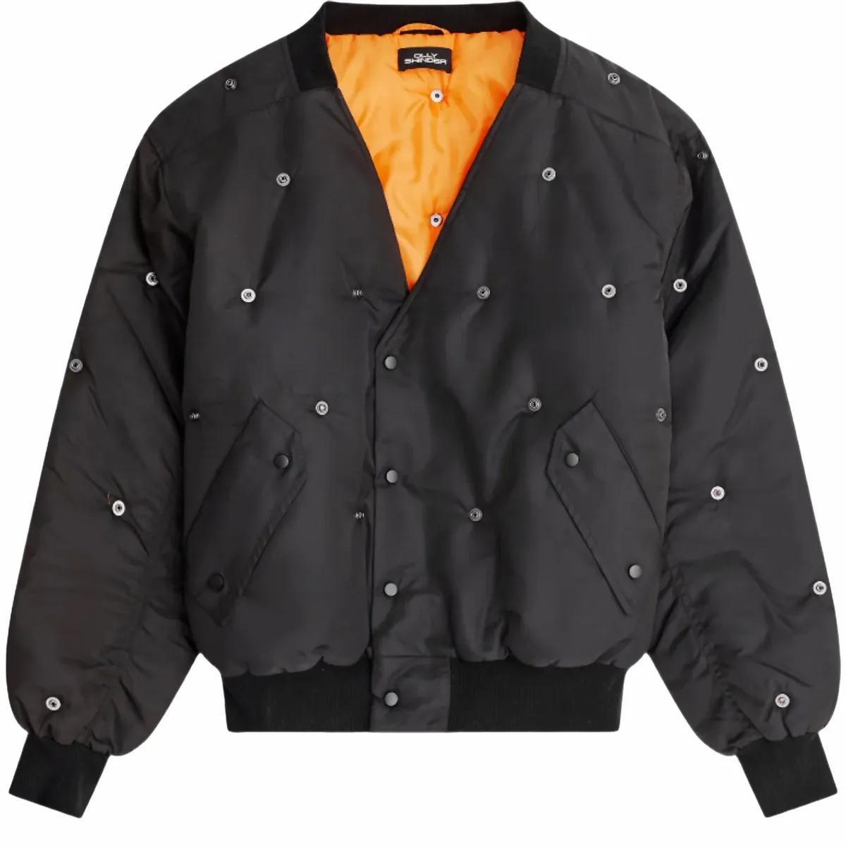 Olly Shinder V Bomber Jacket Black