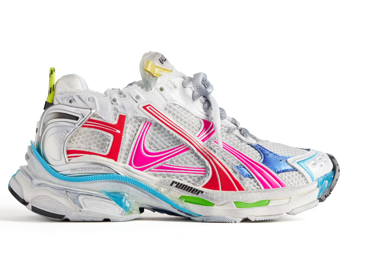 Balenciaga Runner Sneaker in multicolor mesh and nylon