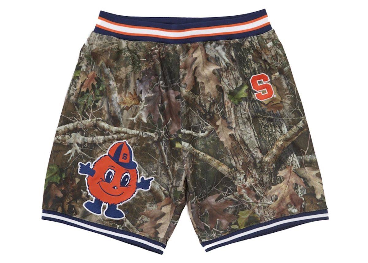 Supreme × Mitchell & Ness Ncaa Basketball Shorts In Woodland Camo