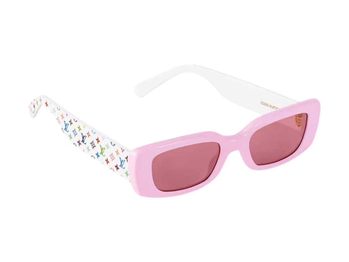 Louis Vuitton × Takashi Murakami Gram Cat Eye Sunglasses In Pink