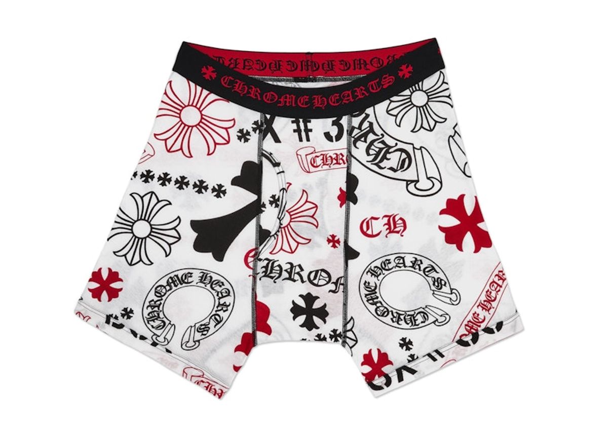 Chrome Hearts Classic Rib Boxer Brief In White