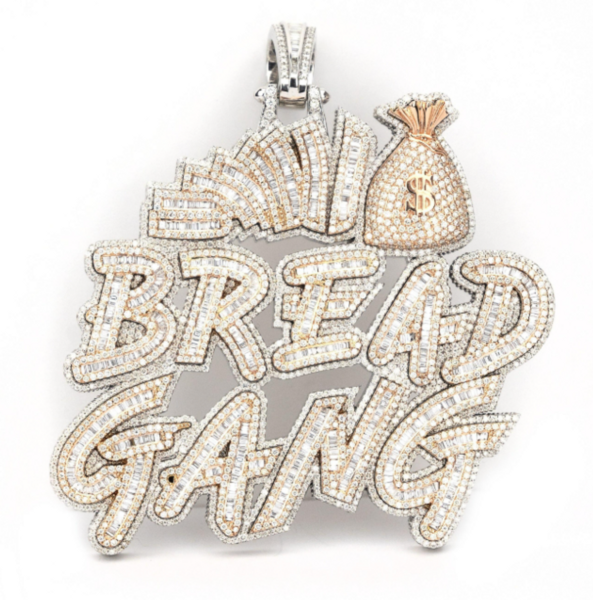 Johnny Dang Two Toned Bread Gang Pendant