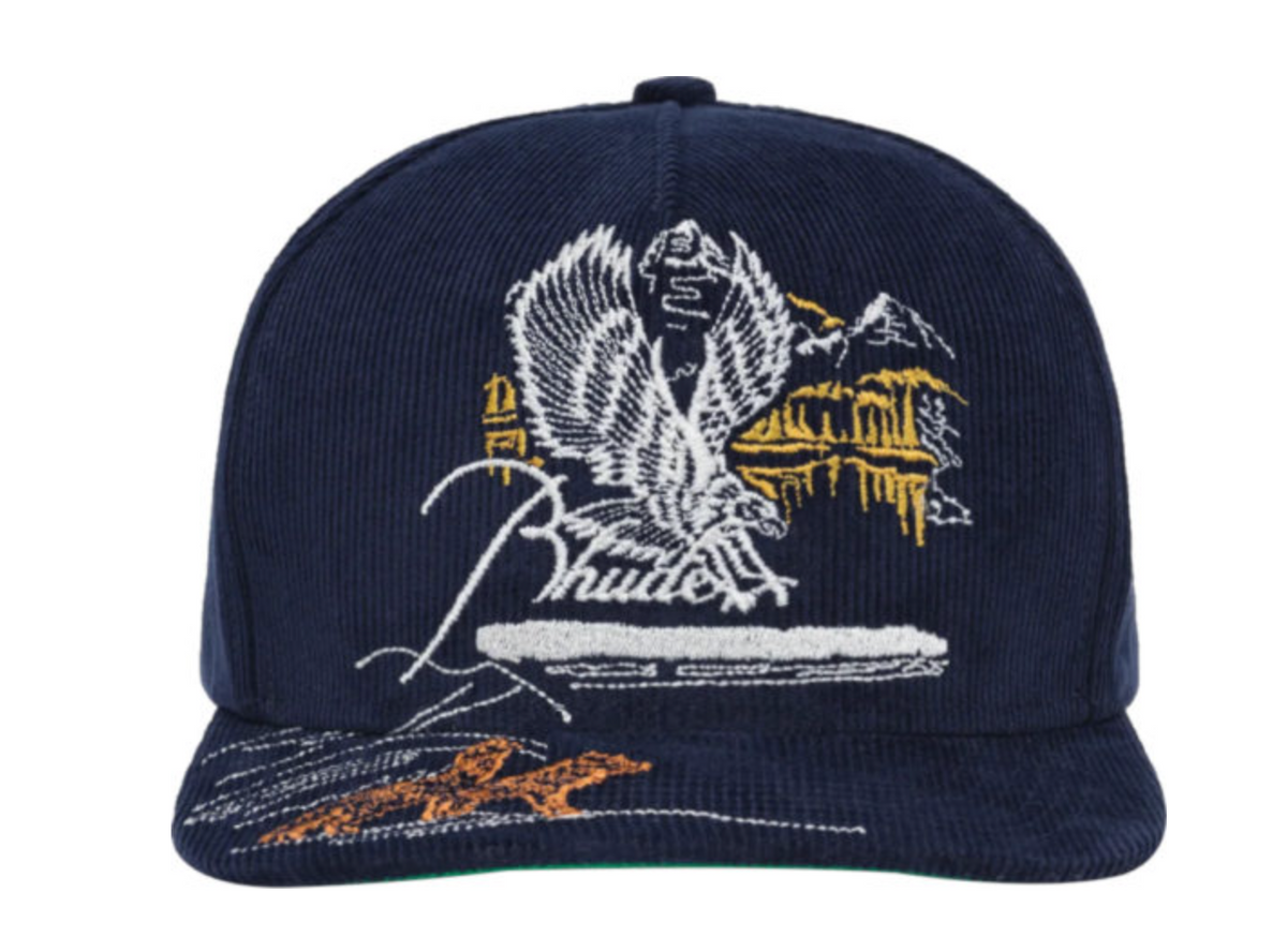Rhude Navy Eagles Souvenir Structured Cap