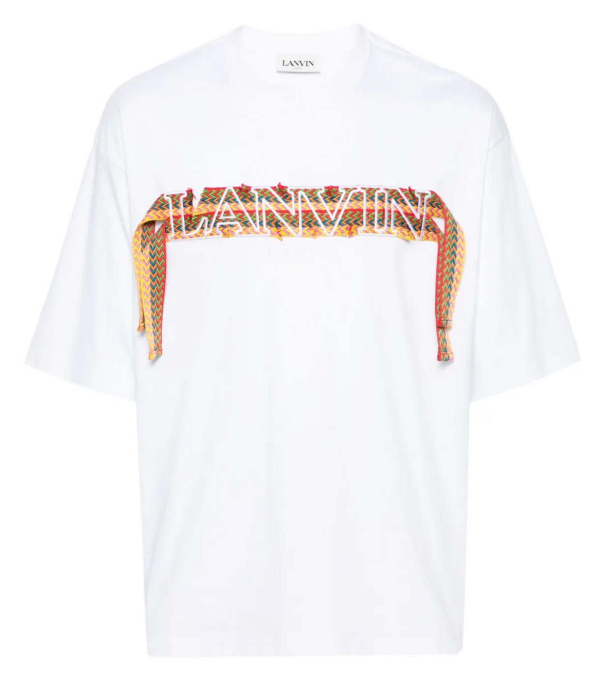 Lanvin Curb embroidered cotton T-shirt