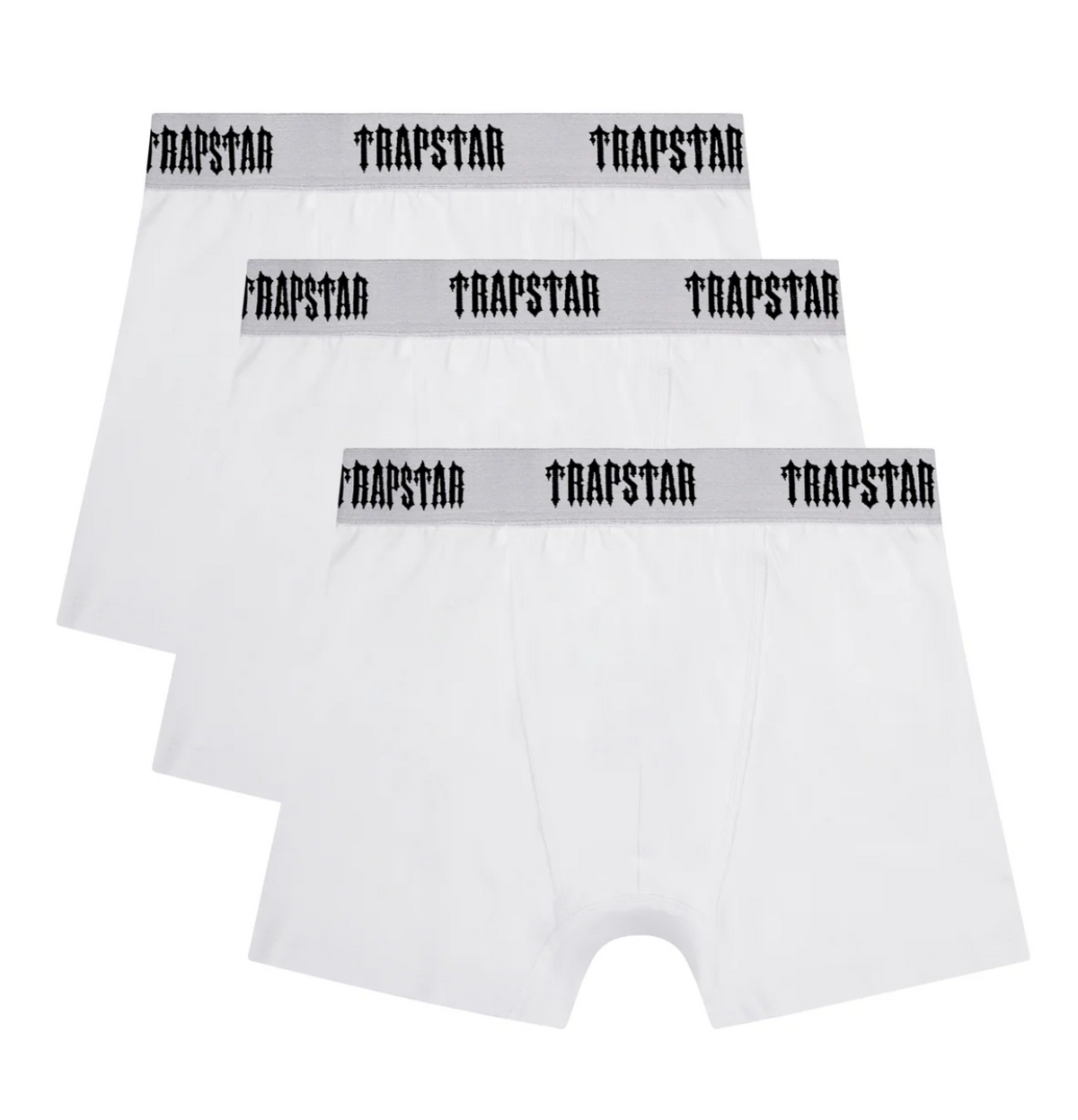 Trapstar Boxer Briefs 3 Pack White