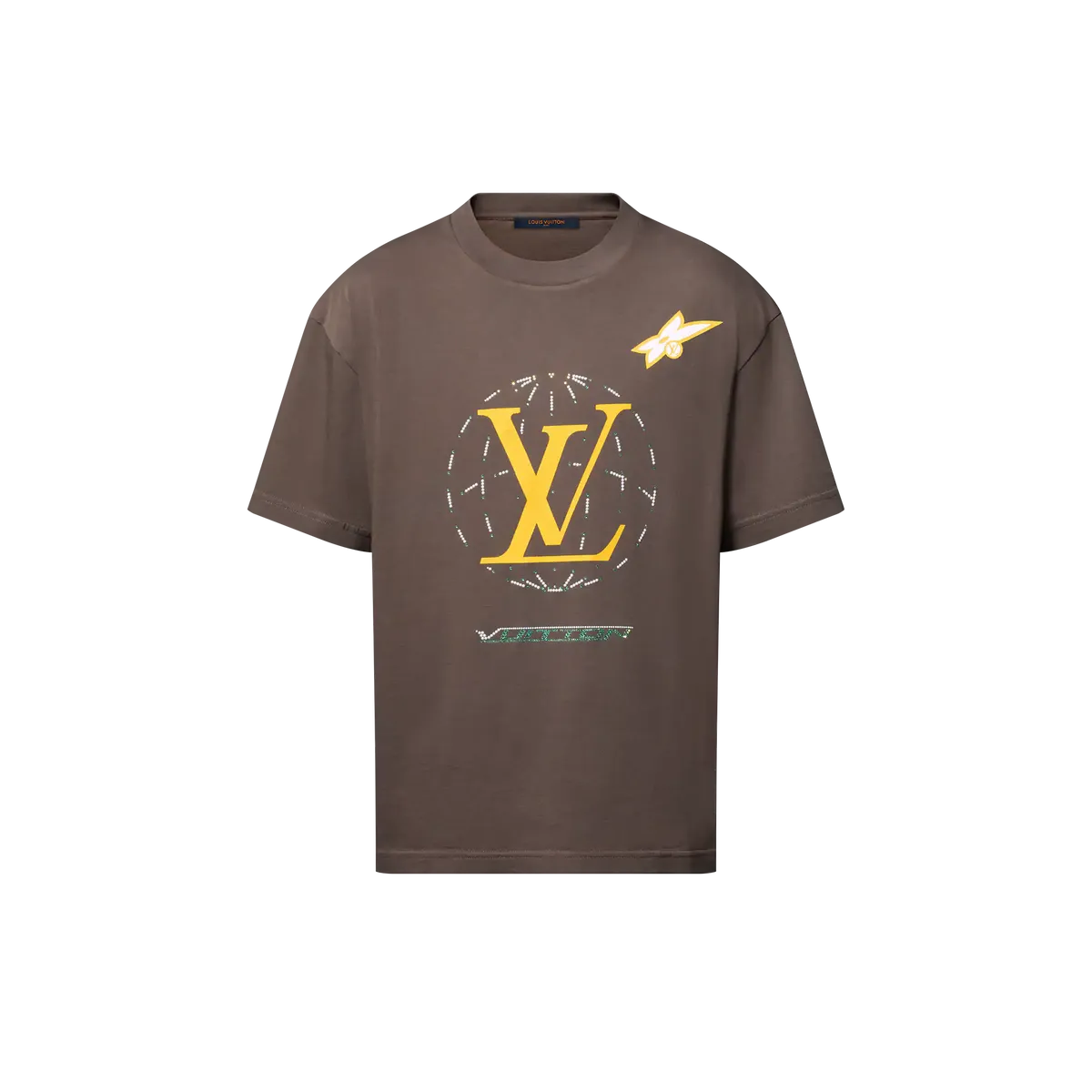 Louis Vuitton Washed Embellished Cotton T-Shirt