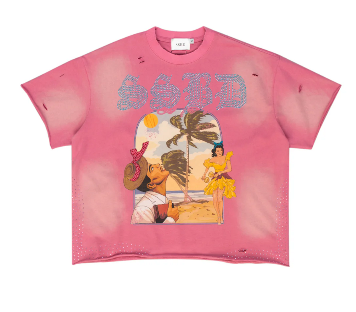 SSBD Playa Portrait Distressed T-Shirt