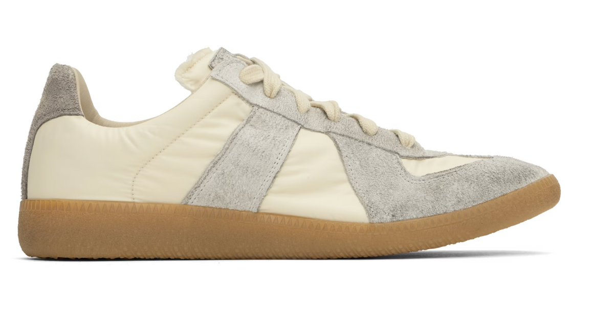 Maison Margiela Yellow & Gray Replica Sneakers