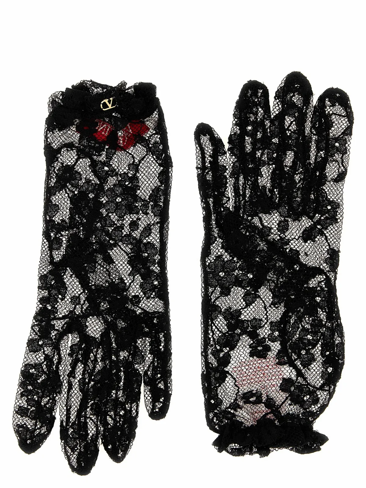 Valentino Lace VLogo Signature Gloves