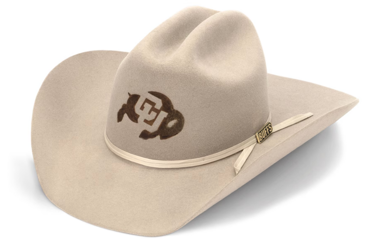 Uscape Seager Stone Colorado Buffaloes Authentic Felt Cowboy Hat