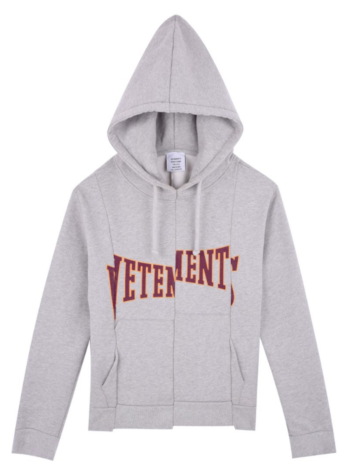 Vetements Reconstructed Grey Hoodie