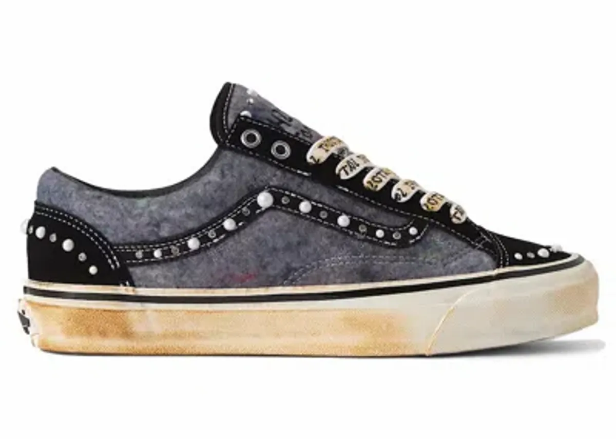 Vans × Satoshi Nakamoto OTW Old Skool Reissue 36 Pearlized Speckled Moving Blanket Grey