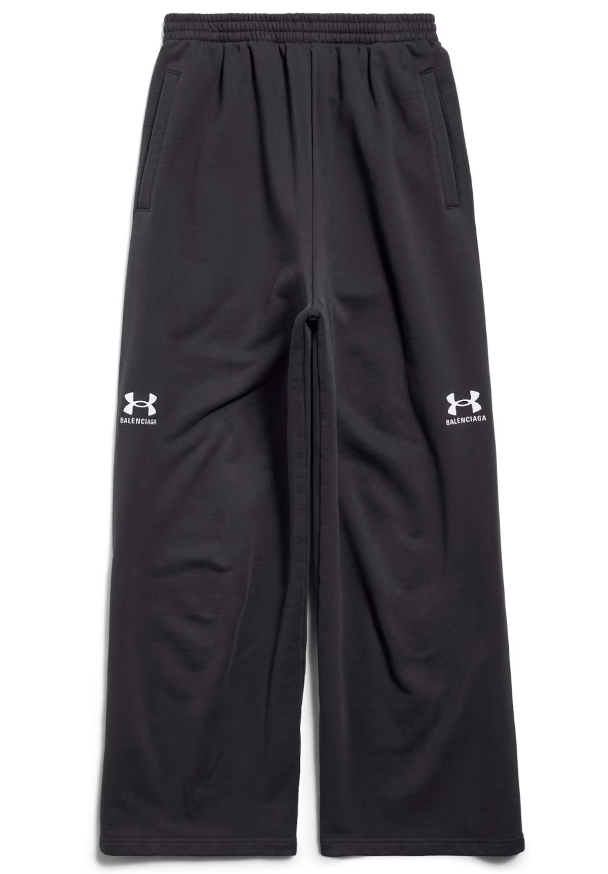 Balenciaga × Under Armour Baggy Sweatpants in black