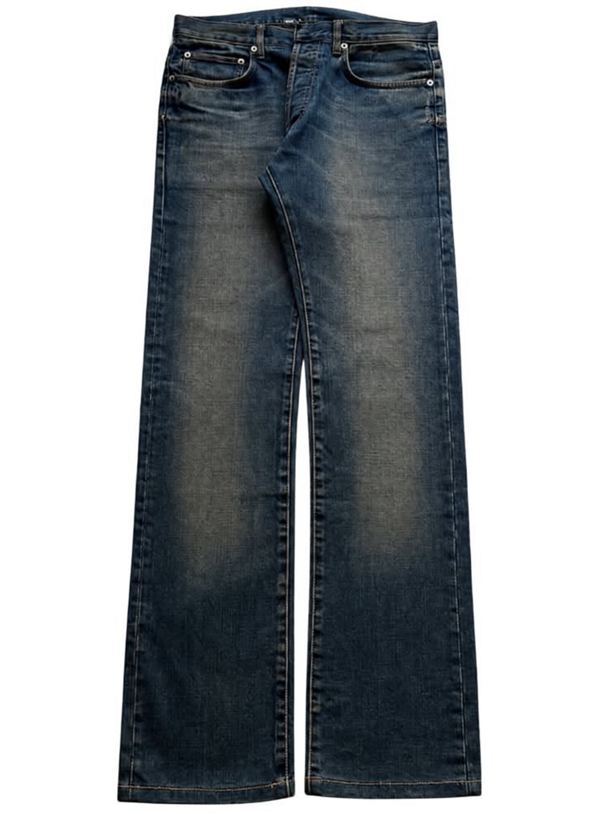 Dior 2004 Victim Of The Crime Washed Rust Denim Jeans