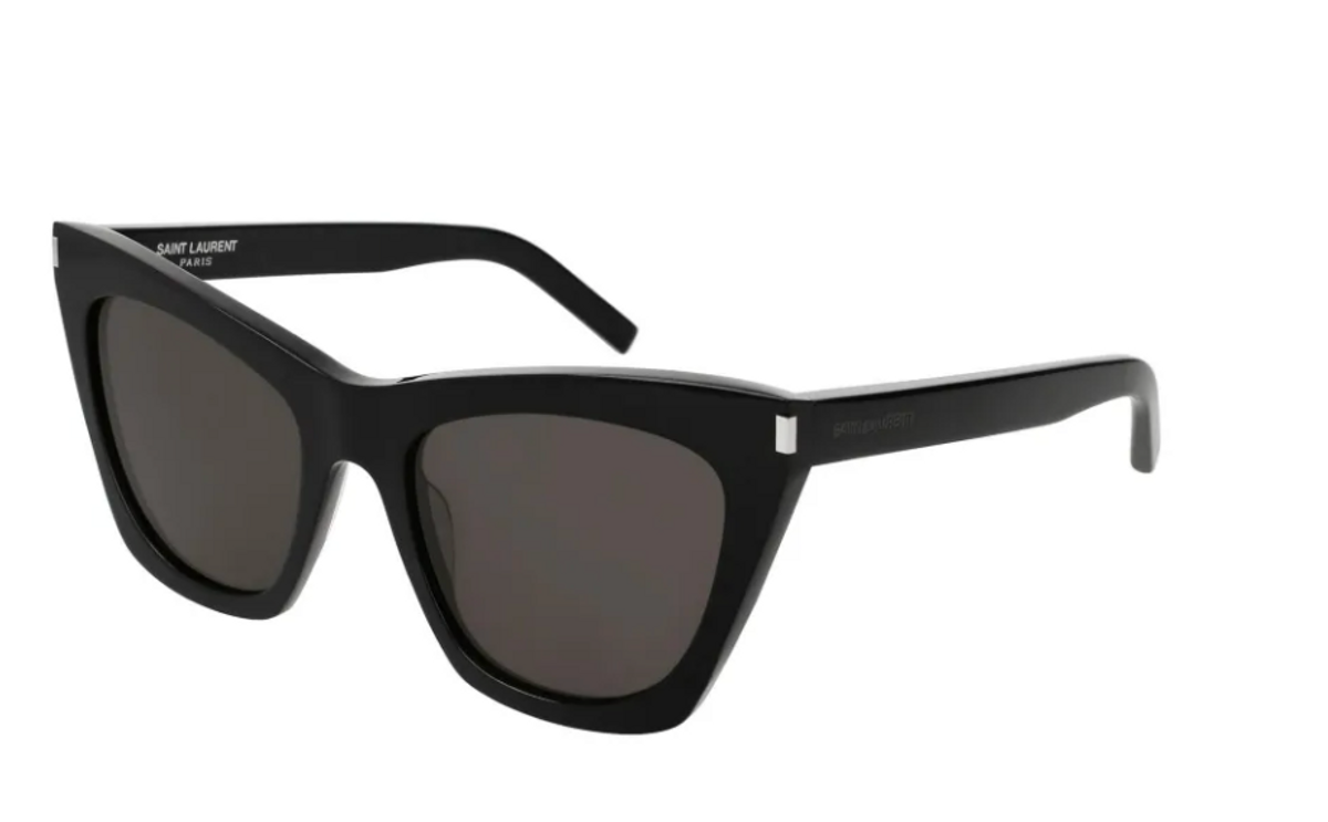 Saint Laurent Cat Eye Sunglasses In Black