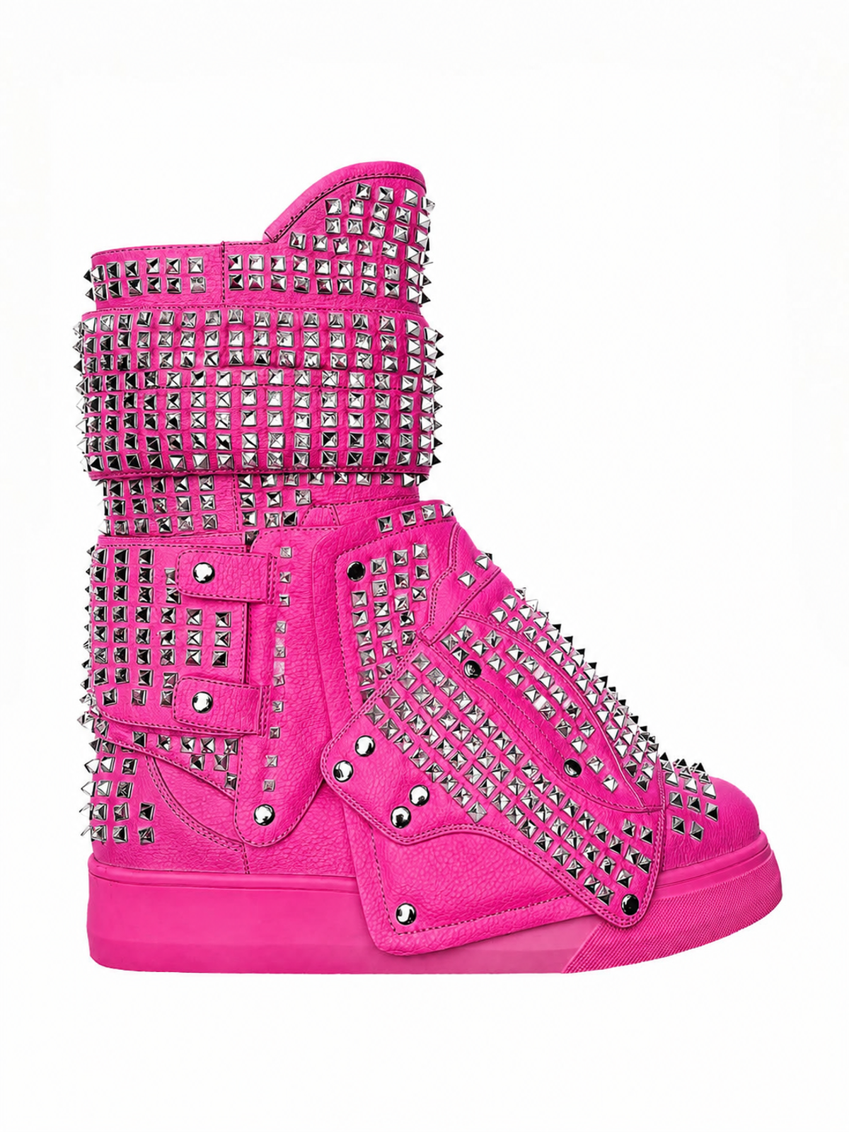 Neuron Prolapse Pink Stud Sneaker