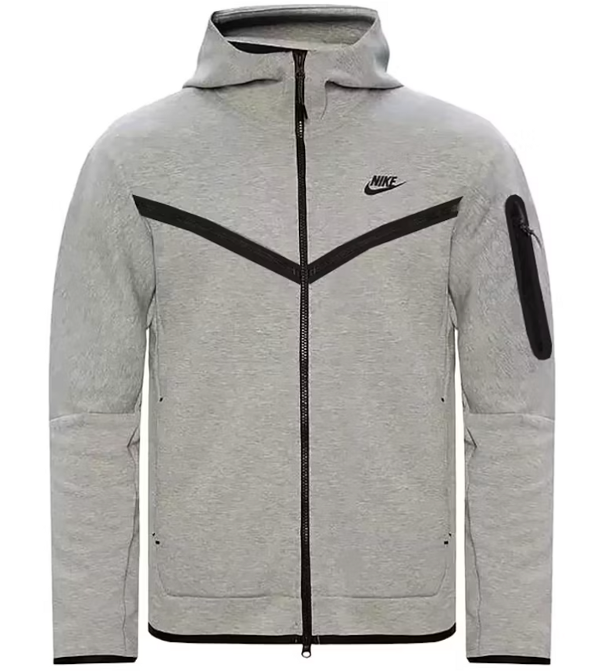 Nike Tech Fleece Full-zip Windrunner Hoodie In Grey