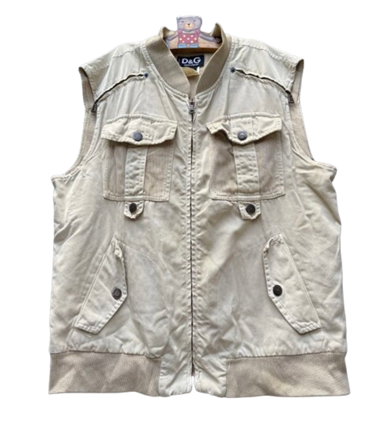 Dolce & Gabbana SS03 Combat White Vest