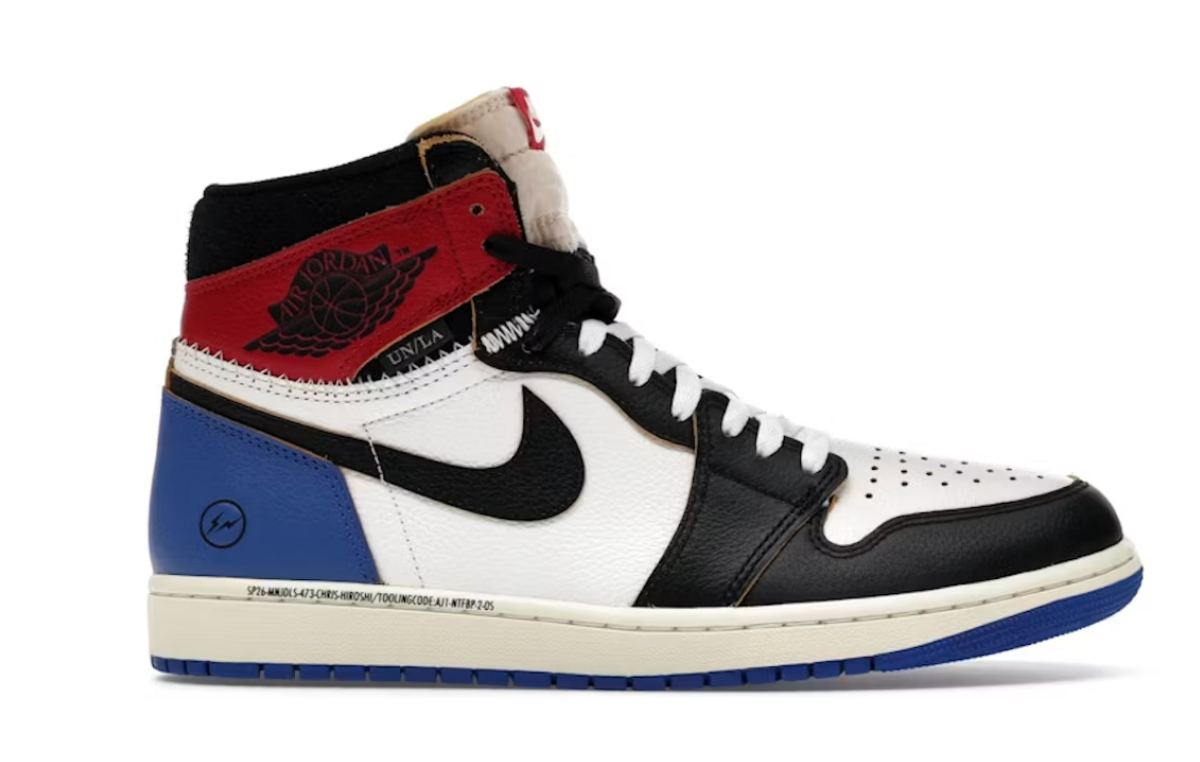 Nike × Union Los Angeles × Fragment Air Jordan 1 Retro High OG SP Varsity Red Sport Royal