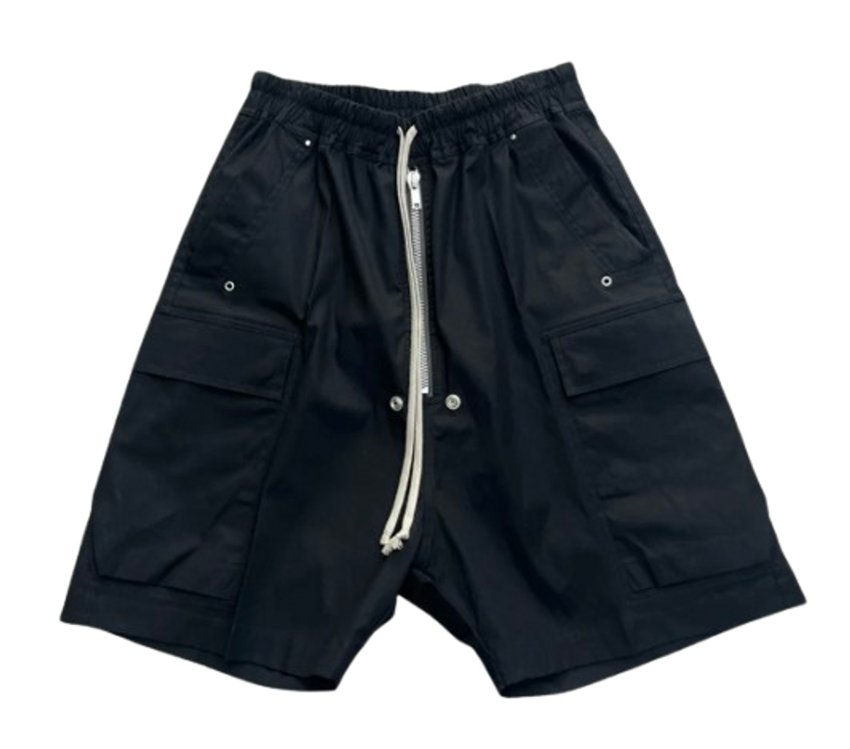 Rick Owens Black Temple Cargobela Shorts
