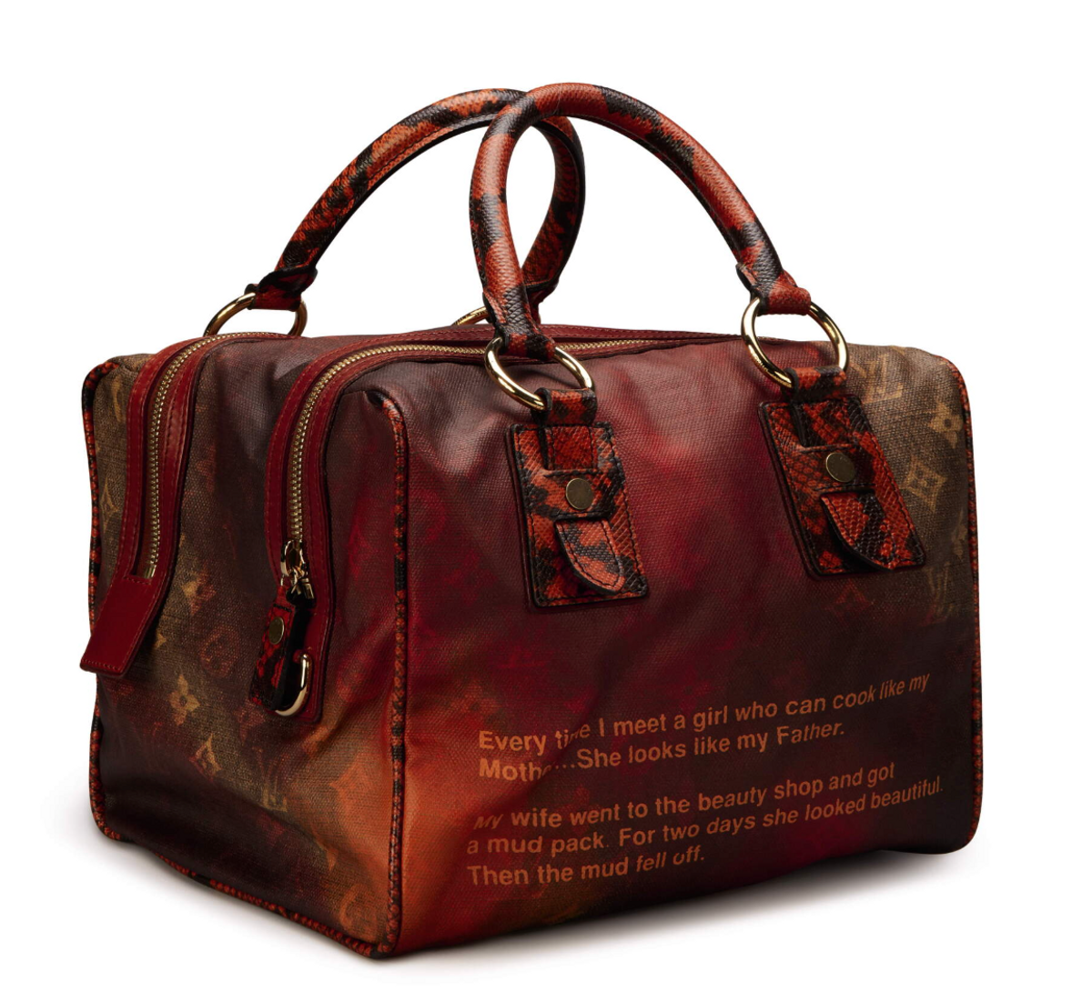 Louis Vuitton × Richard Prince Mancrazy Jokes Bag