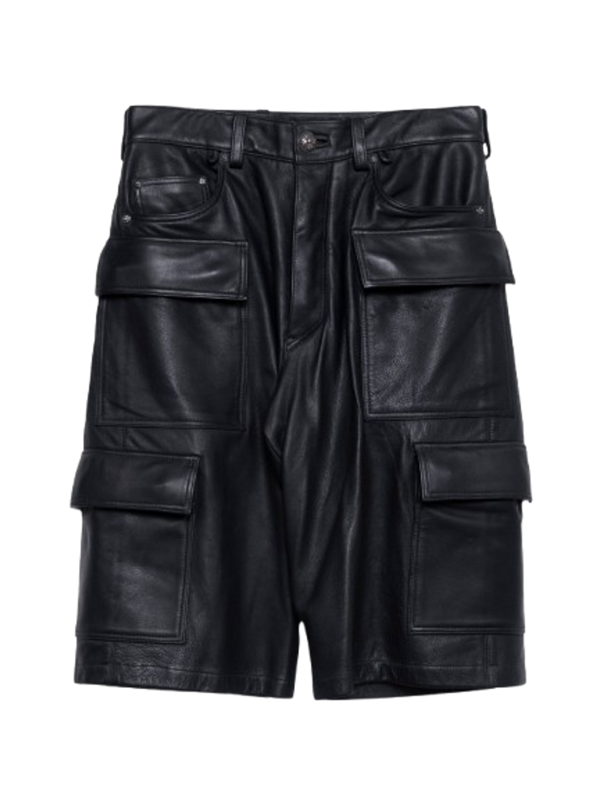 Chrome Hearts Fatigue Leather Cargo Shorts
