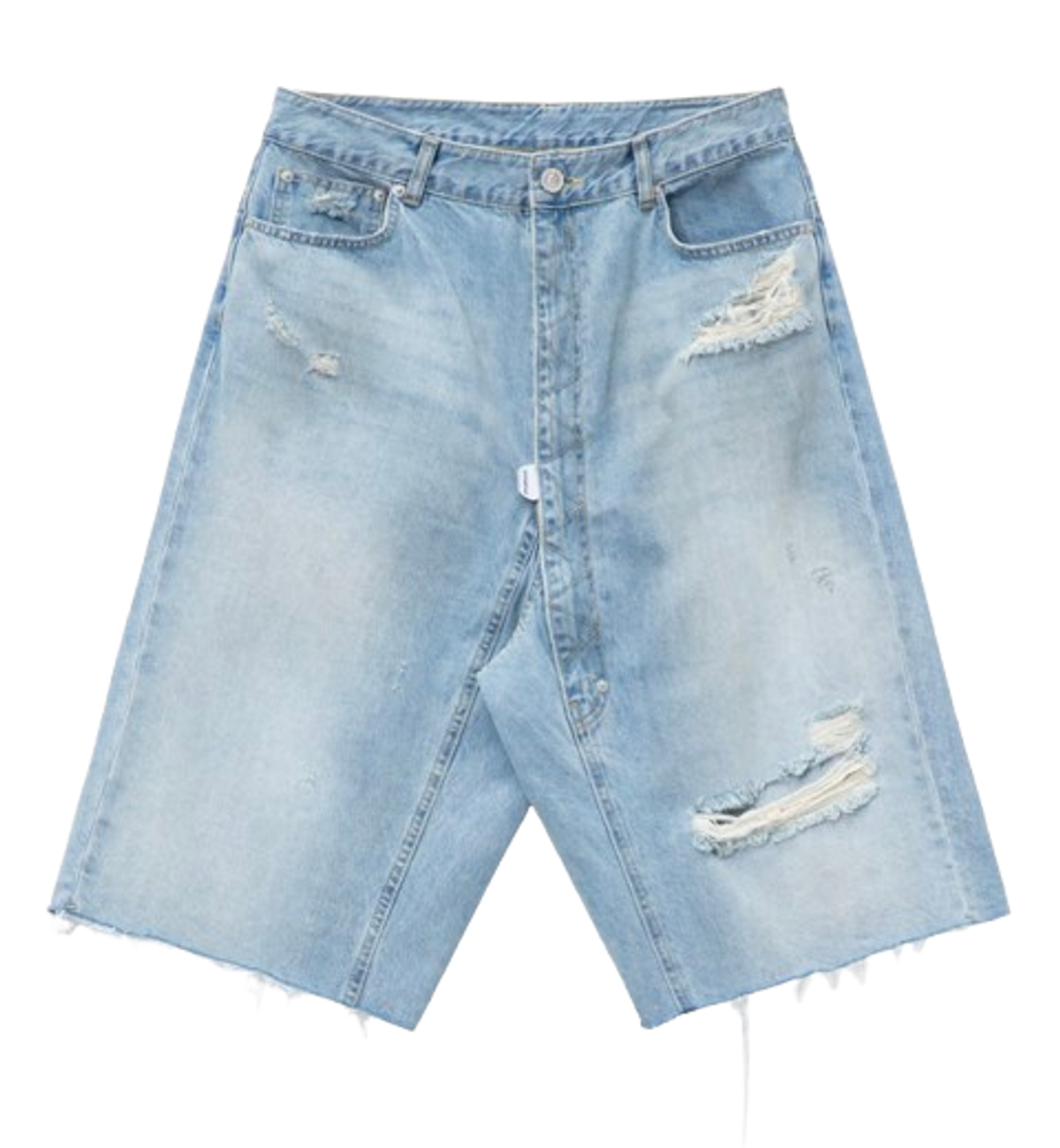 Protocol Index Long Zipper Fly Denim Shorts