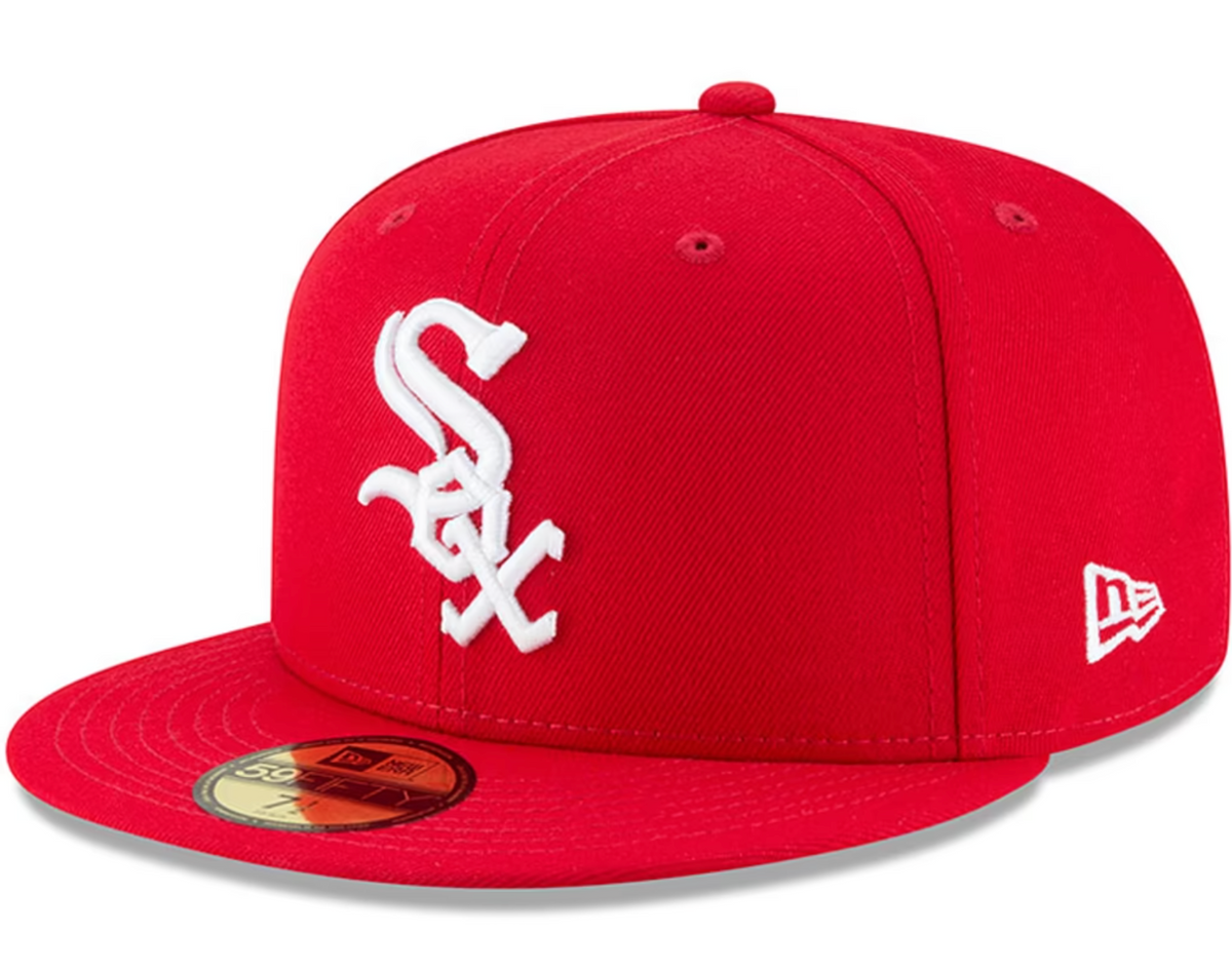 New Era Chicago White Sox New Era Red Fashion Color Basic 59FIFTY Fitted Hat
