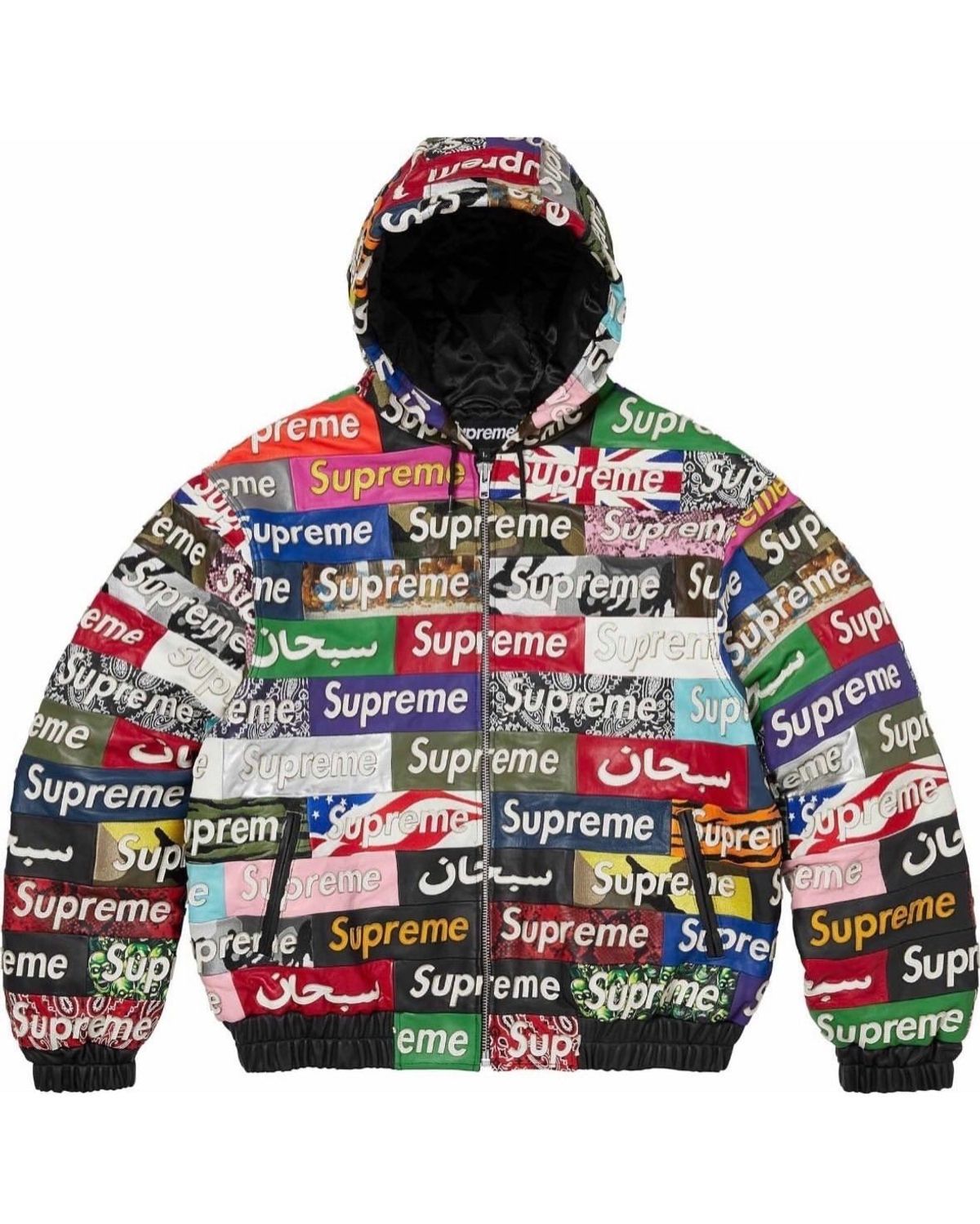 Supreme × Jeff Hamilton 1 of 38 Box Logo Applique Hooded Leather Jacket