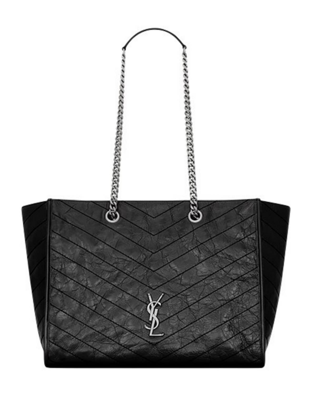 Saint Laurent Niki shopping bag in vintage leather
