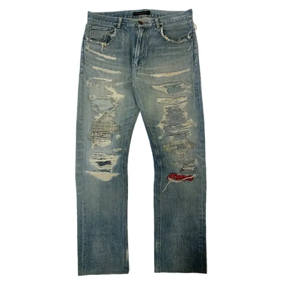 Undercover 2004AW But Beautiful 68 Red Yarn Jeans