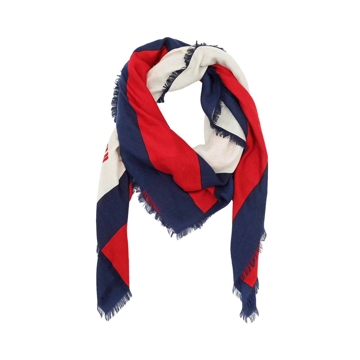 Gucci Web Guccy Modal Silk Scarf