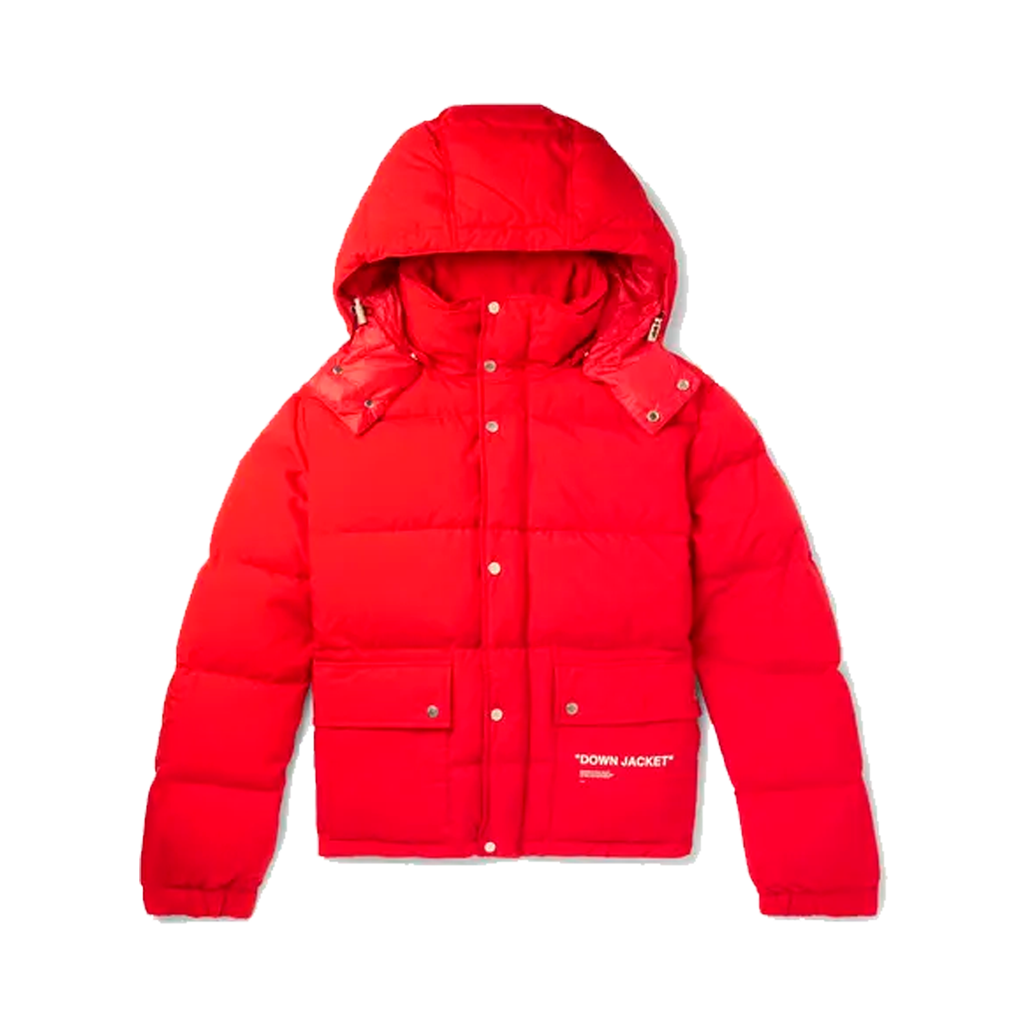 OffWhite Printed Quilted Hooded Down Jacket WHAT’S ON THE STAR?