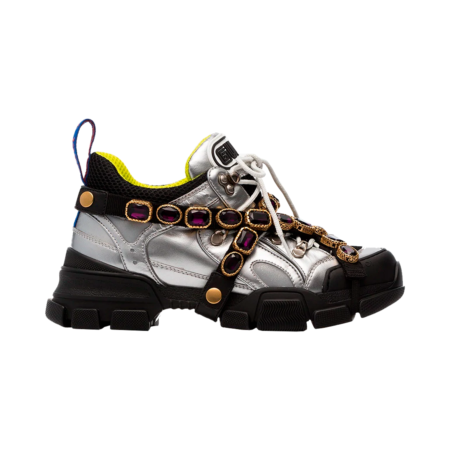 Gucci Silver Flashtrek Sneakers WHAT’S ON THE STAR?