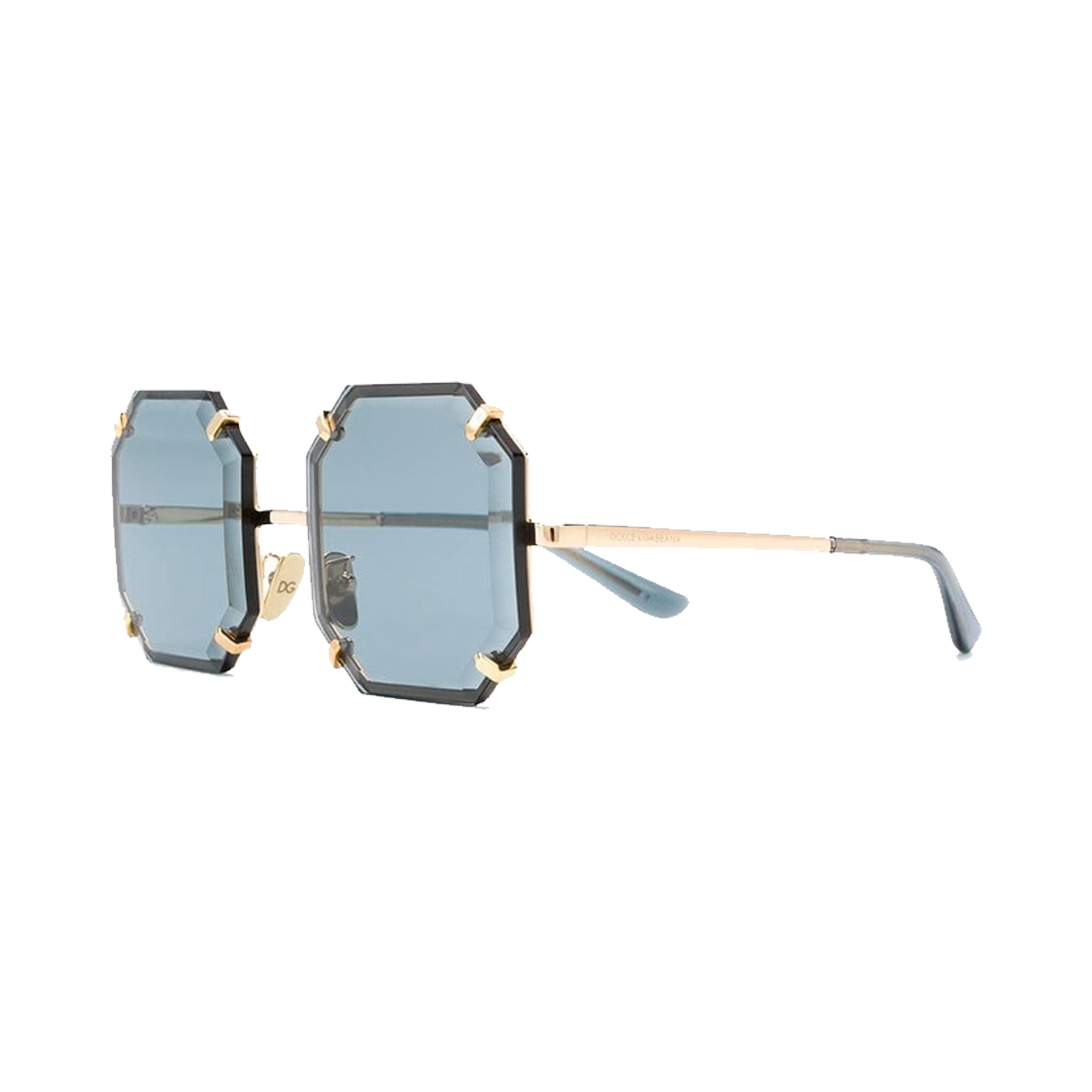 Dolce & Gabbana Hexagonal Metal Sunglasses
