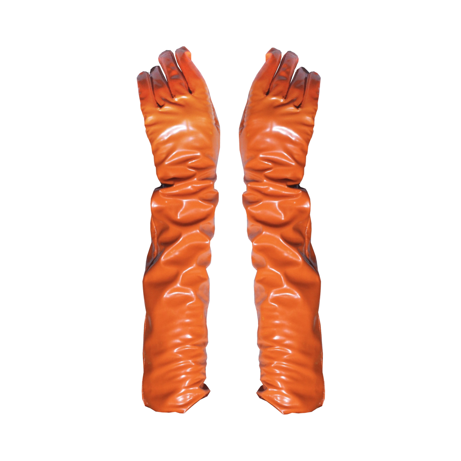 Raf Simons Red Latex Long Gloves WHAT’S ON THE STAR?