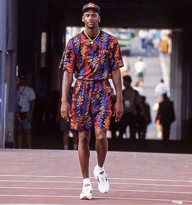 michael jordan colorful outfit