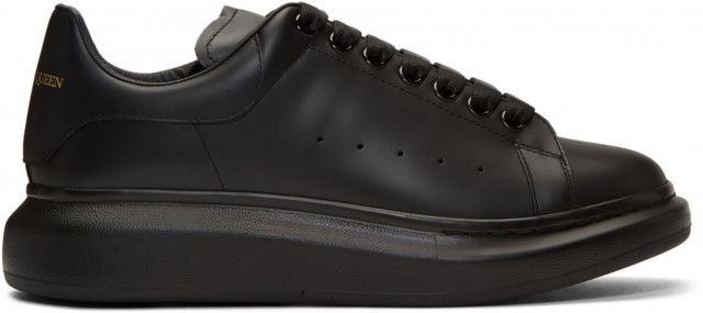 Alexander McQueen Black Oversized Sneakers