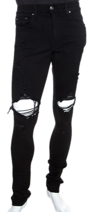 Amiri Distressed Denim Slim Fit Thrasher Jeans