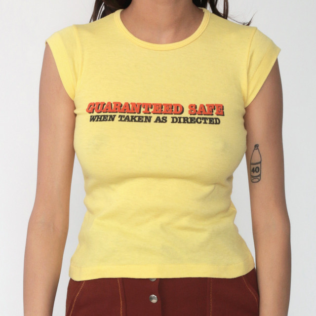 Shop Exile Guaranteed Safe Take As Directed Tee | WHAT’S ON THE STAR?