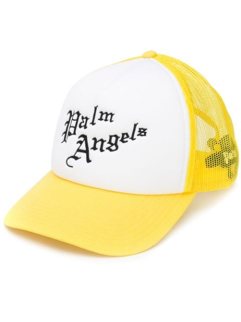 Palm Angels Logo Embroidered Cap