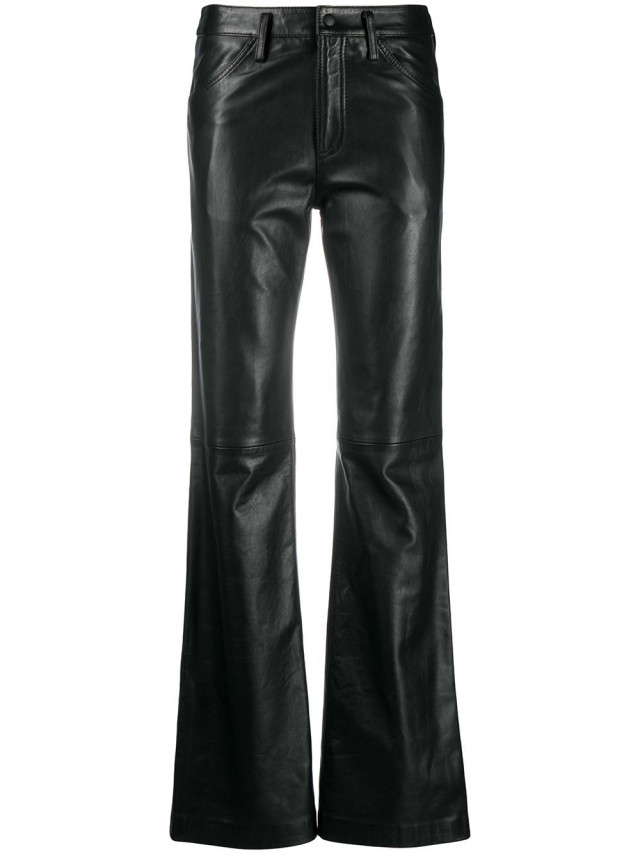 Alberta Ferretti Matte Flared Trousers
