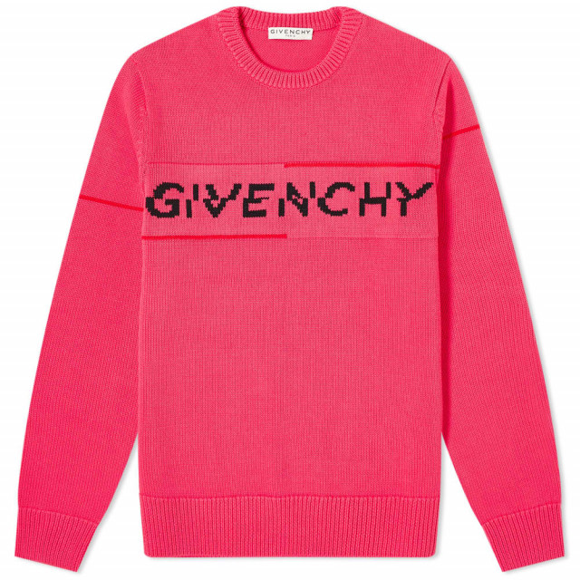 givenchy split logo sweater