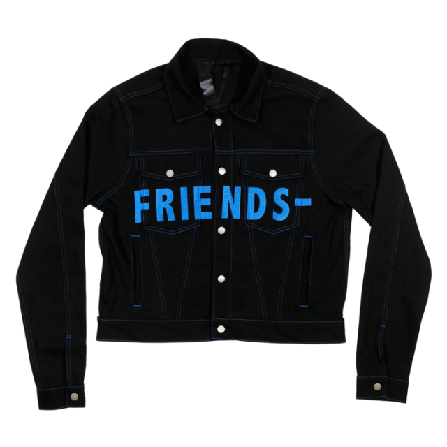 Vlone Friends Denim Jacket WHAT’S ON THE STAR?