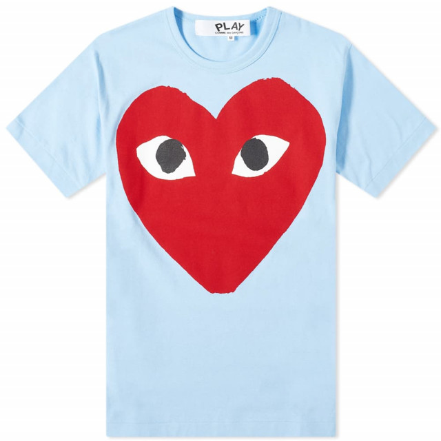 Comme des garçons t shirt bleu Clearance